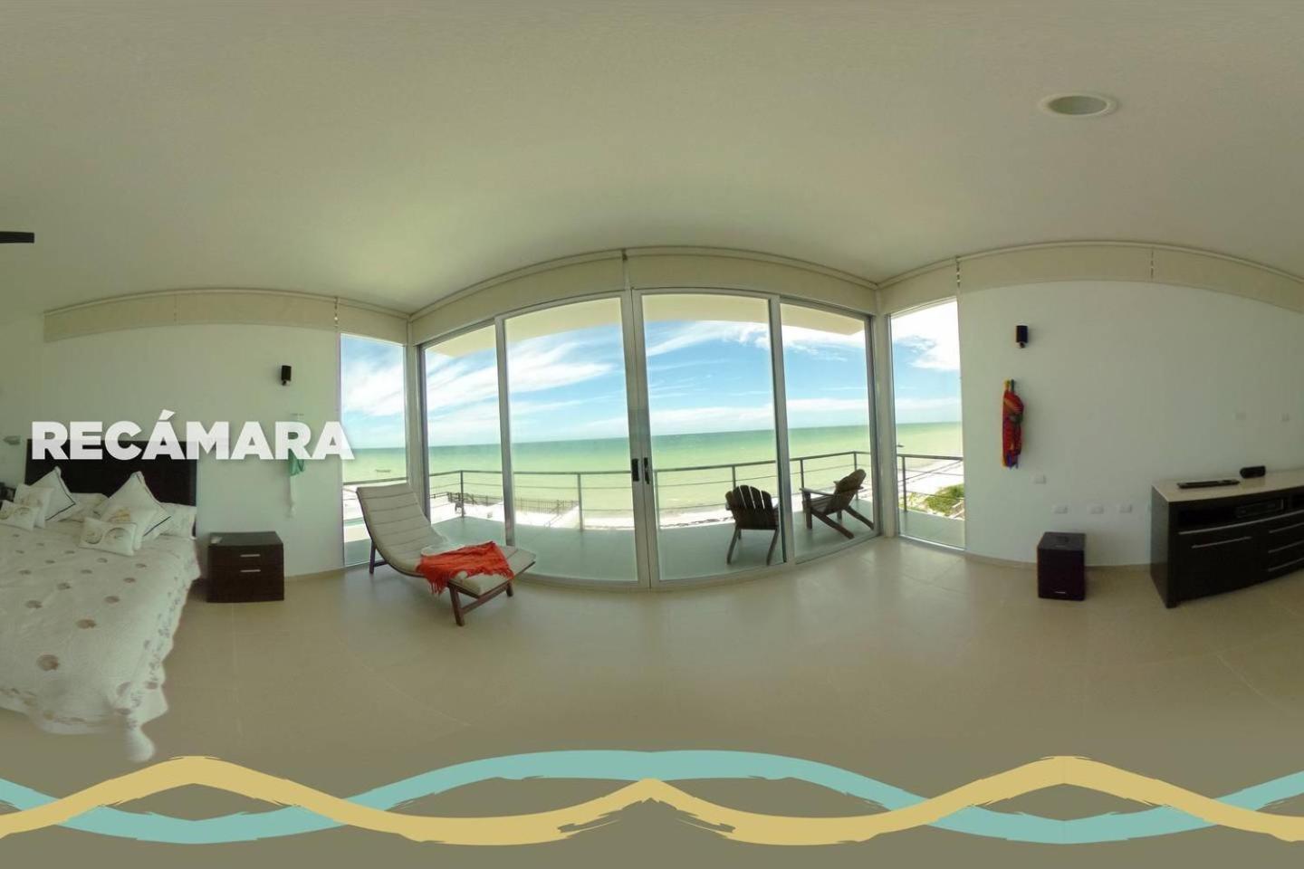 הוילה טלצ׳אק פוארטו Beachfront Upscale House In Telchac מראה חיצוני תמונה